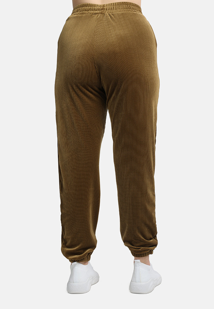 loungewear corduroy pants by ruw#color_army-green