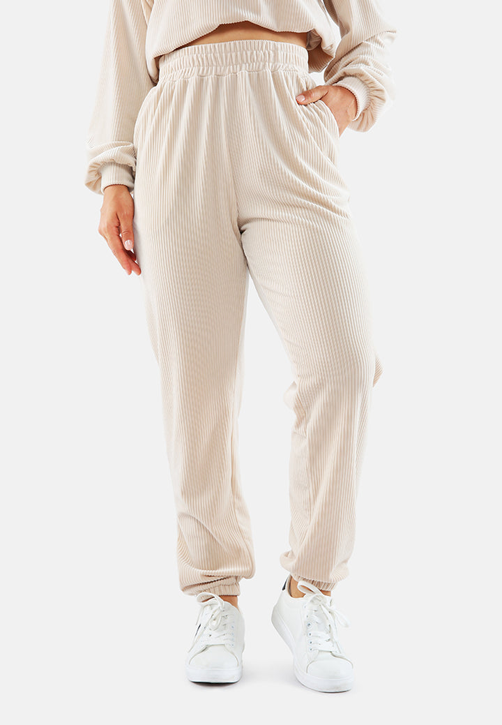 loungewear corduroy pants by ruw#color_beige