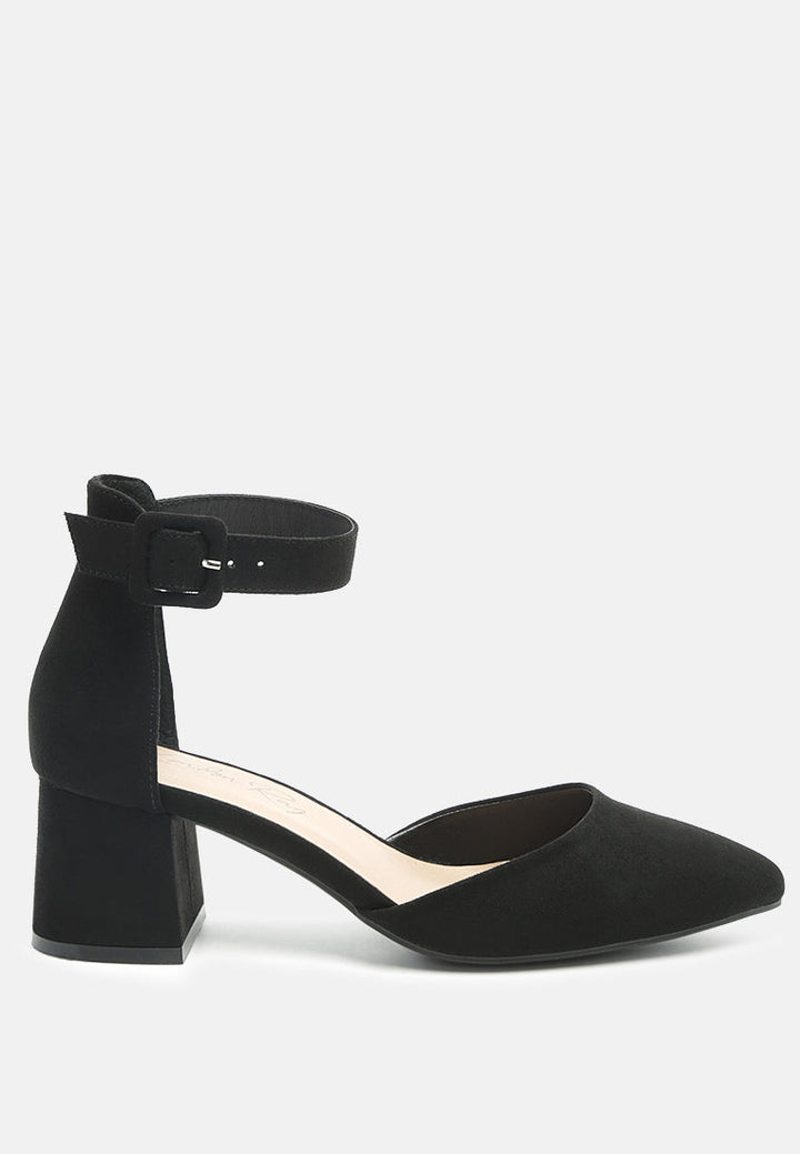 low block heel micro suede sandals by ruw#color_black