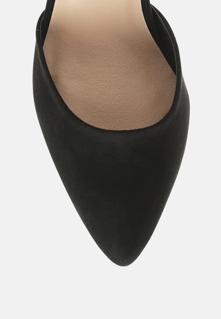 low block heel micro suede sandals by ruw#color_black