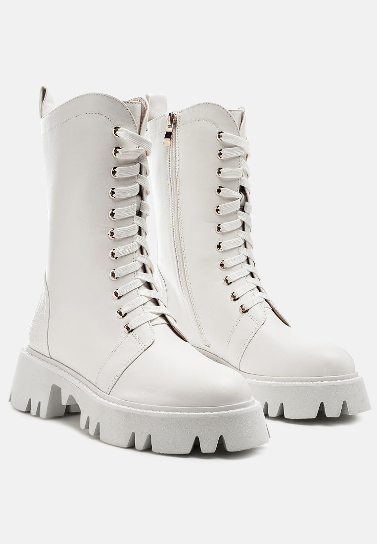 mad mood chunky lace-up ankle boot by ruw#color_white
