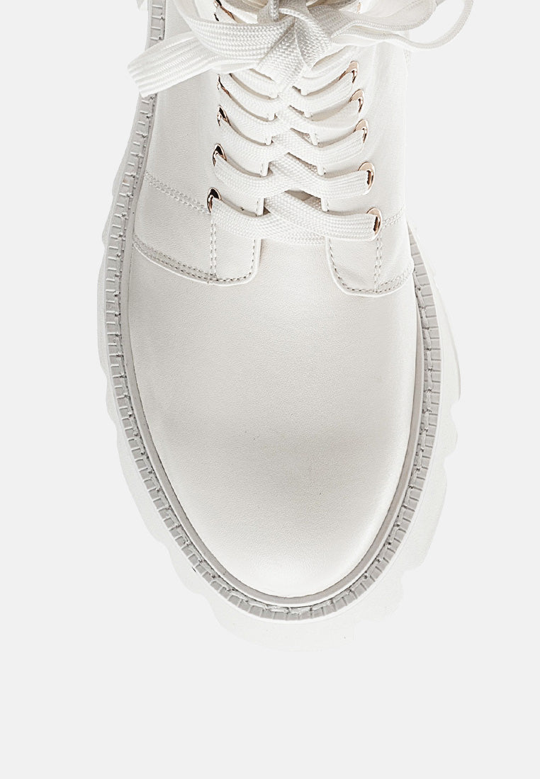 mad mood chunky lace-up ankle boot by ruw#color_white