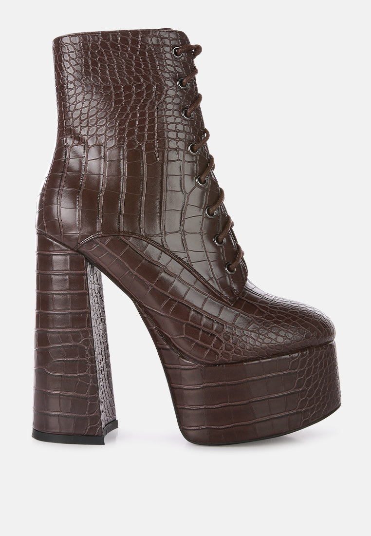 magdalence croc high block heeled boot#color_brown