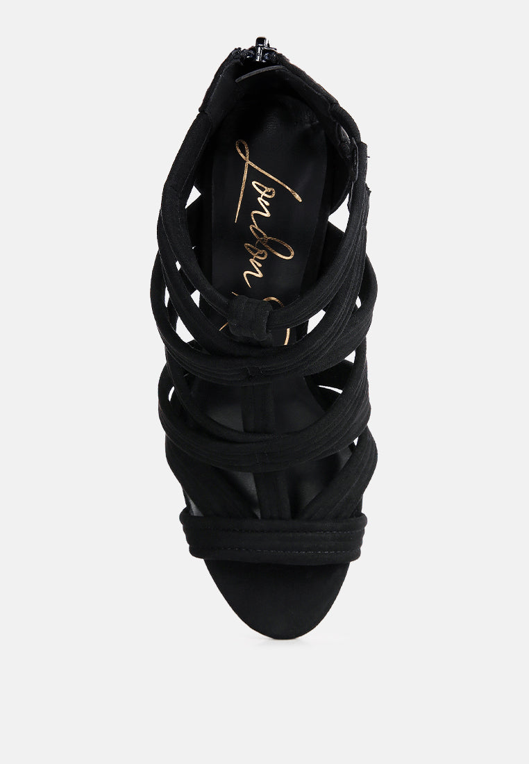 bandage style high heels by ruw#color_black