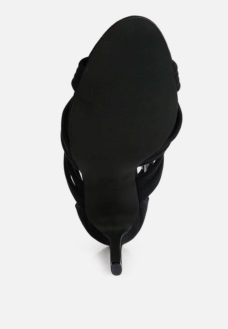 bandage style high heels by ruw#color_black