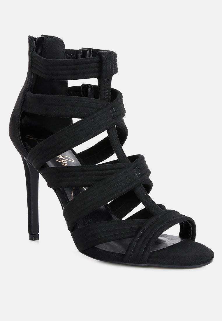 bandage style high heels by ruw#color_black
