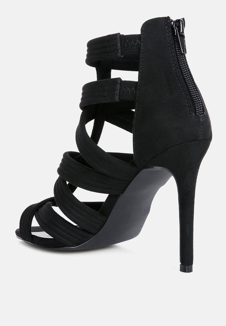 bandage style high heels by ruw#color_black