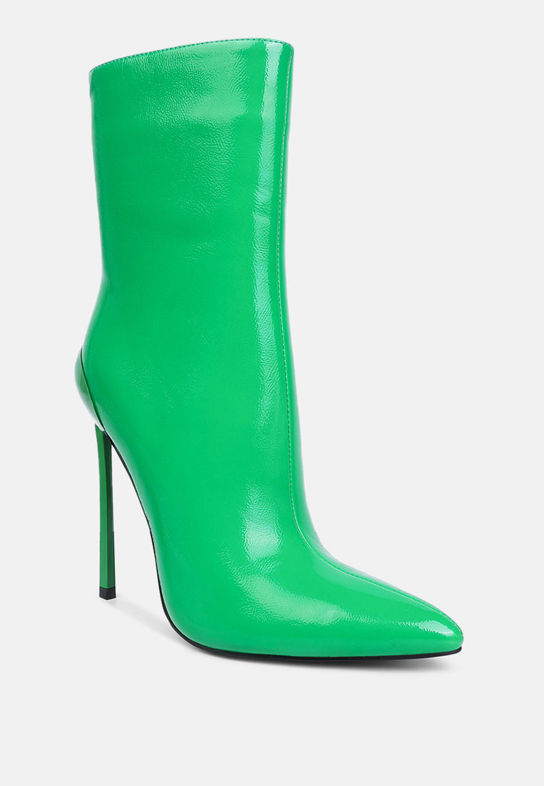 mercury stiletto ankle boots#color_green