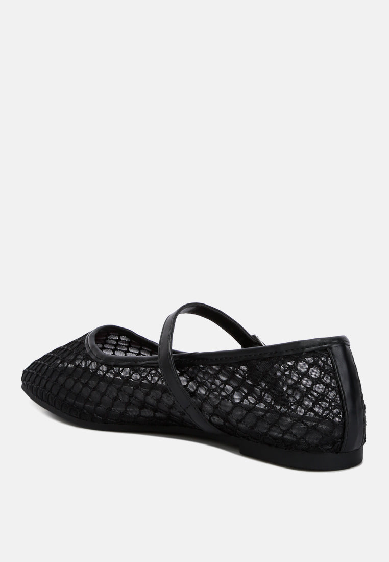 mesh mary jane flat by ruw#color_black