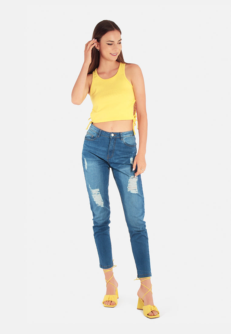 mid skinny ripped jeans pants#color_mid-blue