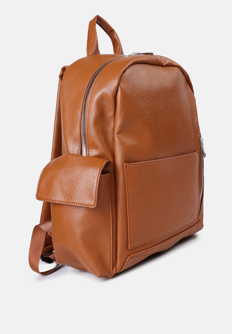 mini backpack#color_brown