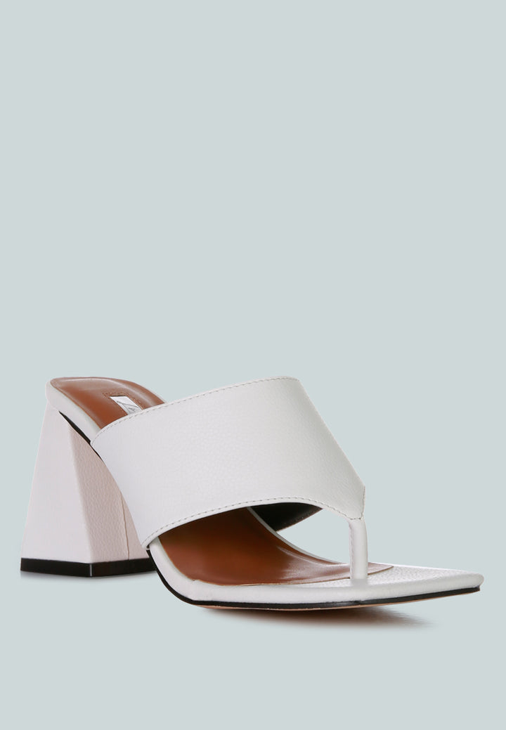muse me block heel slip on thong sandals#color_white