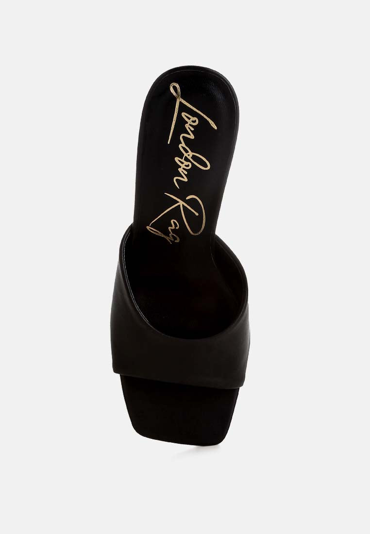 shiloy recycled faux leather wedge Sandals#color_black
