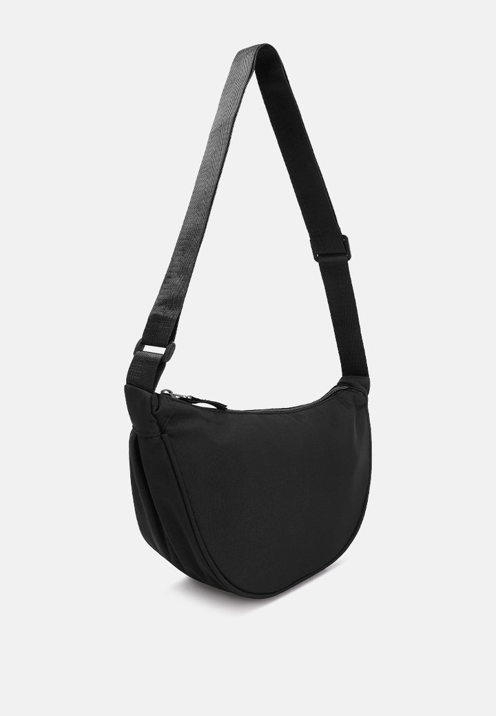 nylon mini shoulder bag#color_black