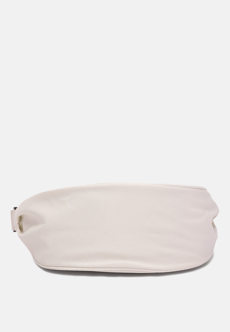 nylon mini shoulder bag#color_off-white