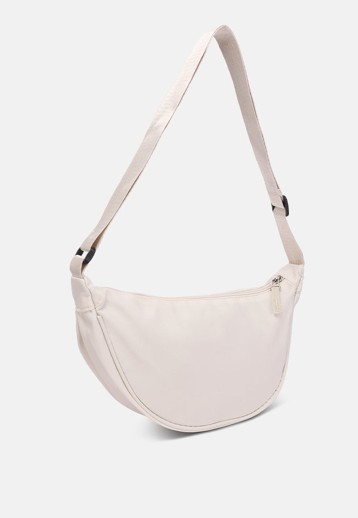 nylon mini shoulder bag#color_off-white