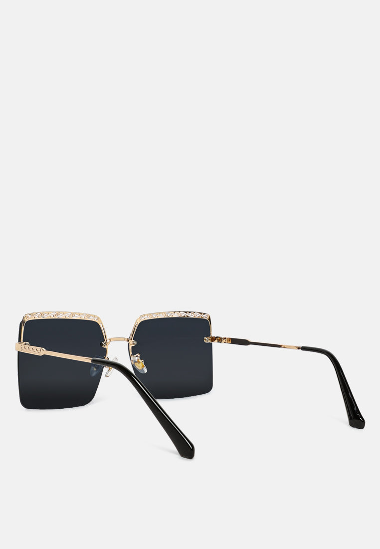 ombre tinted funky sunglasses#color_black