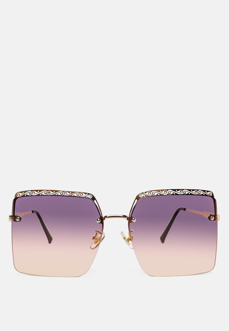 ombre tinted funky sunglasses#color_purple-pink