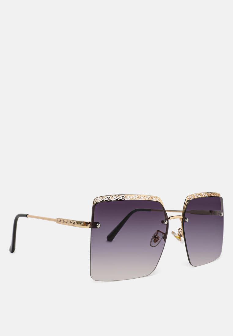 ombre tinted funky sunglasses#color_purple