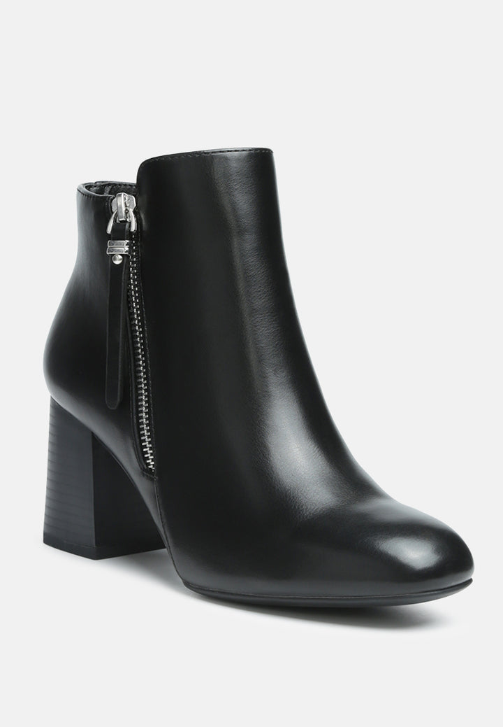 oona dual zipper boots#color_black