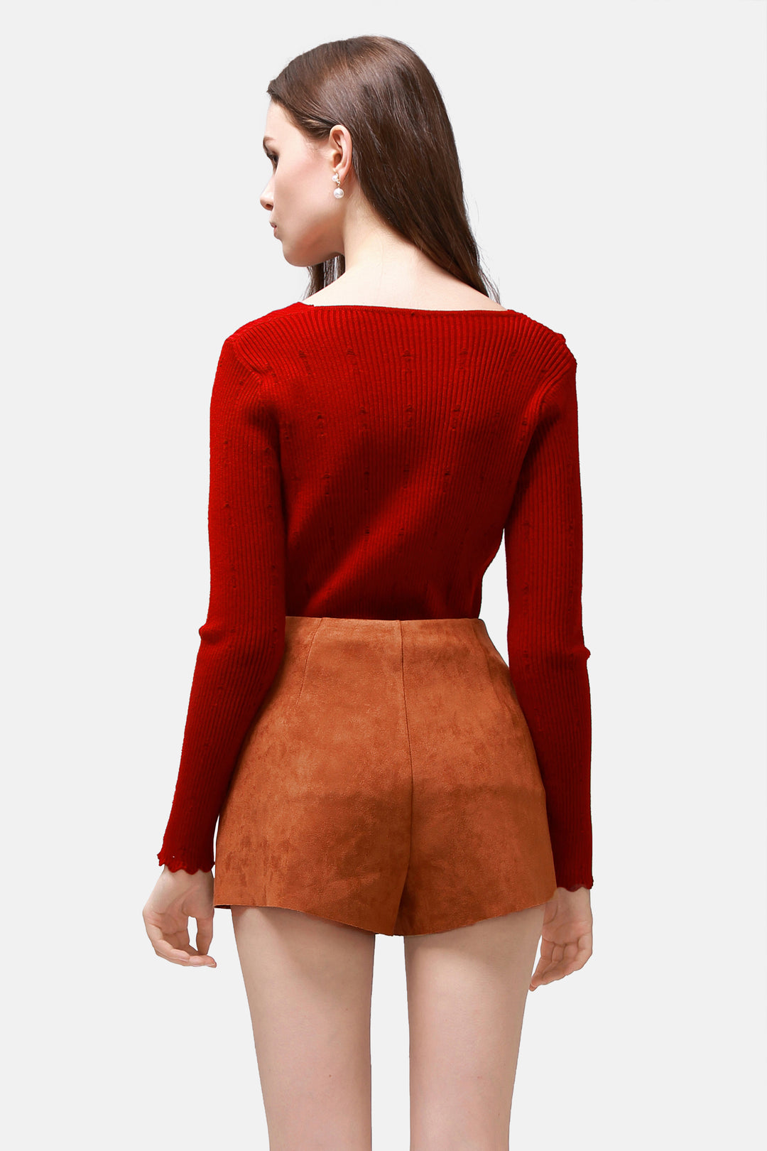 overlay flap skort#color_camel