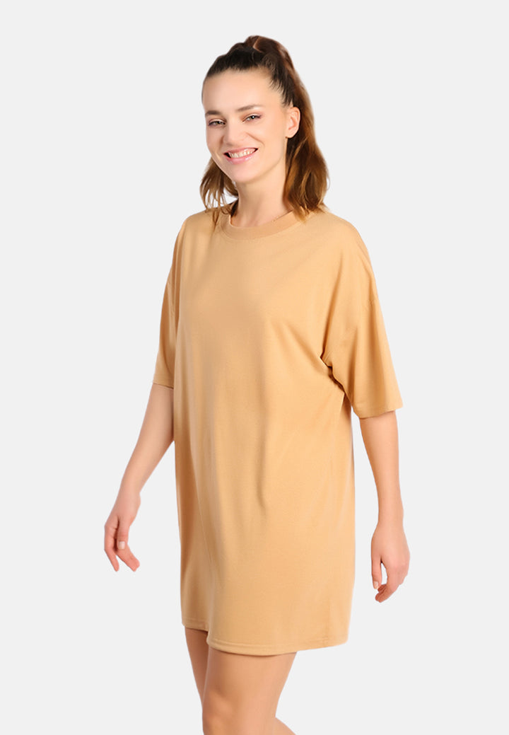 oversized graffiti tee top by ruw#color_nude