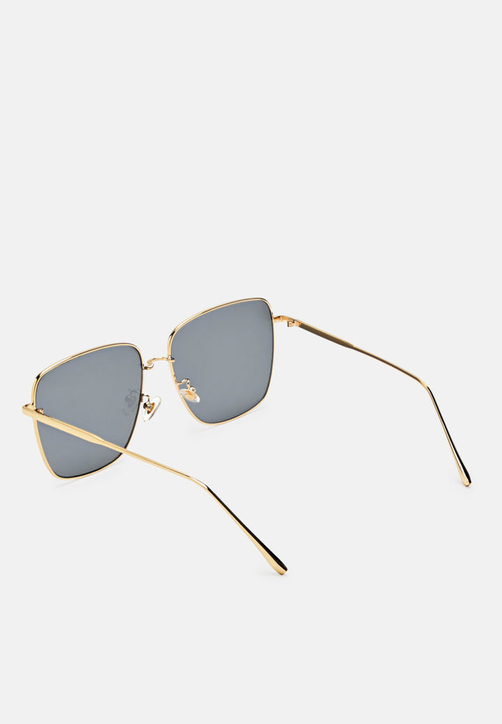 oversized square frame sunglasses#color_black