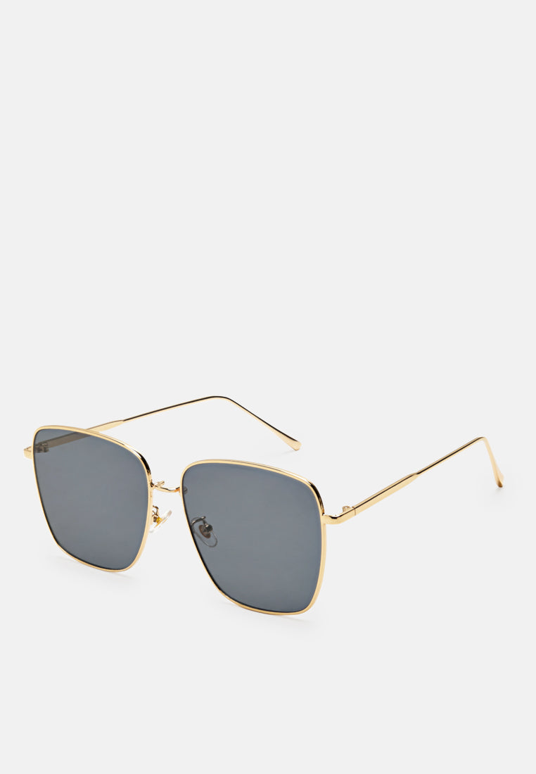 oversized square frame sunglasses#color_black