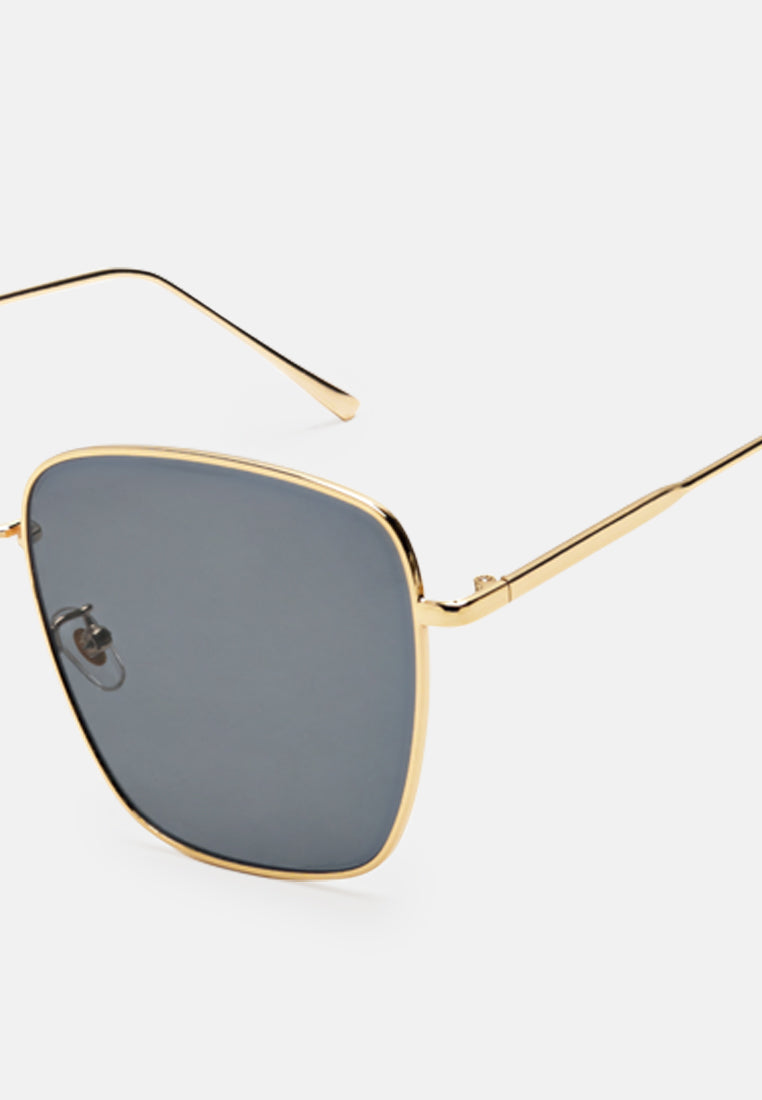 oversized square frame sunglasses#color_black