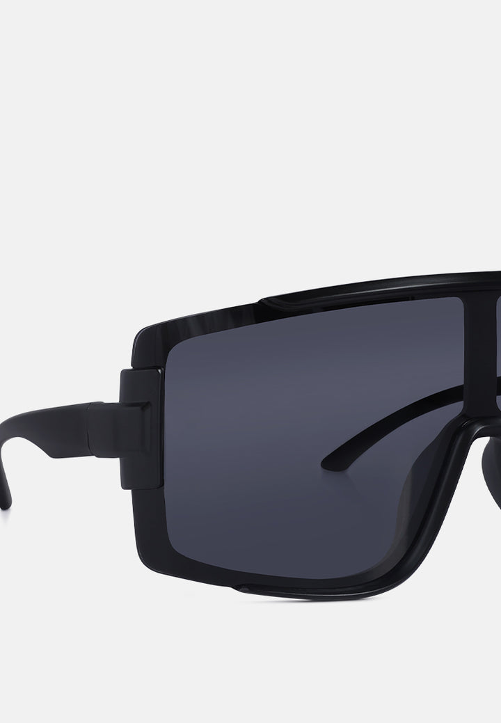 oversizes biker sunglasess#color_black