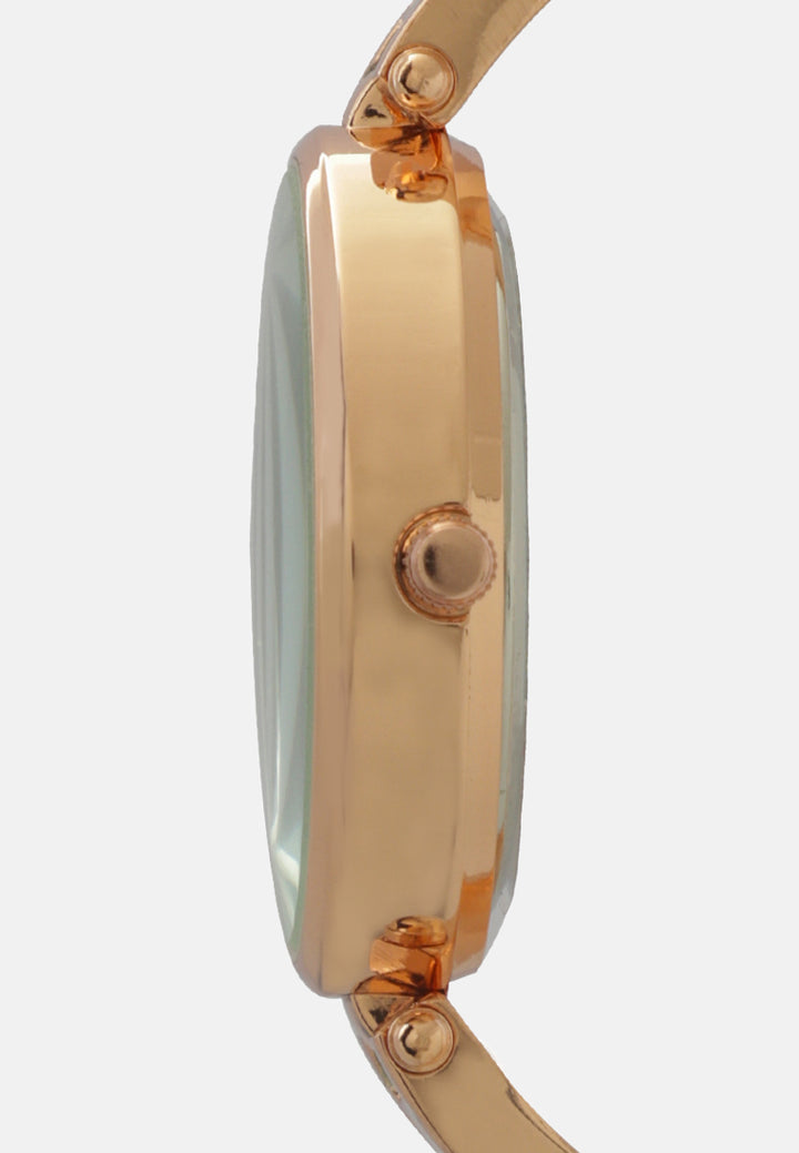 pink womens round dial watch#color_pink