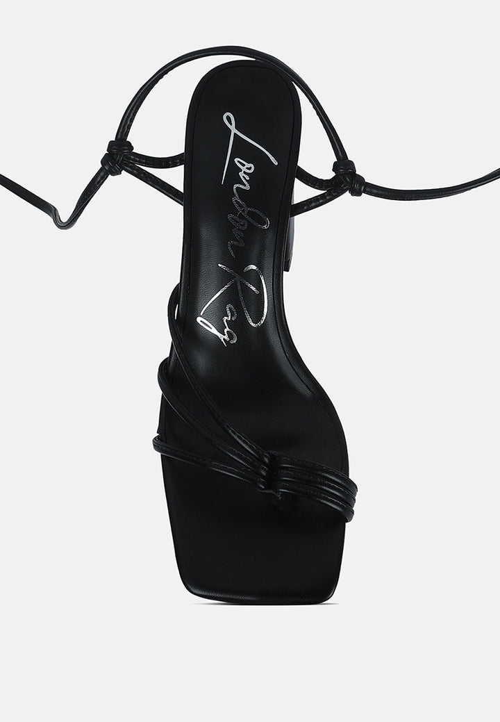 piri toe ring tie up block sandals by ruw#color_black