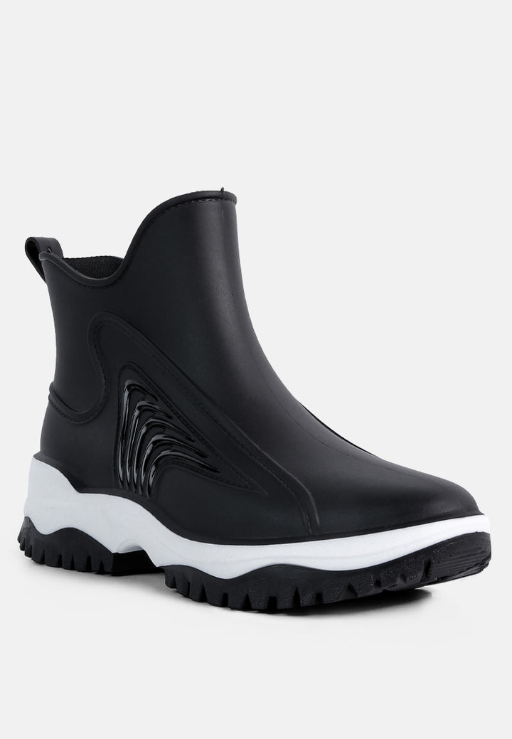 poolers whaler color block rainboots#color_black