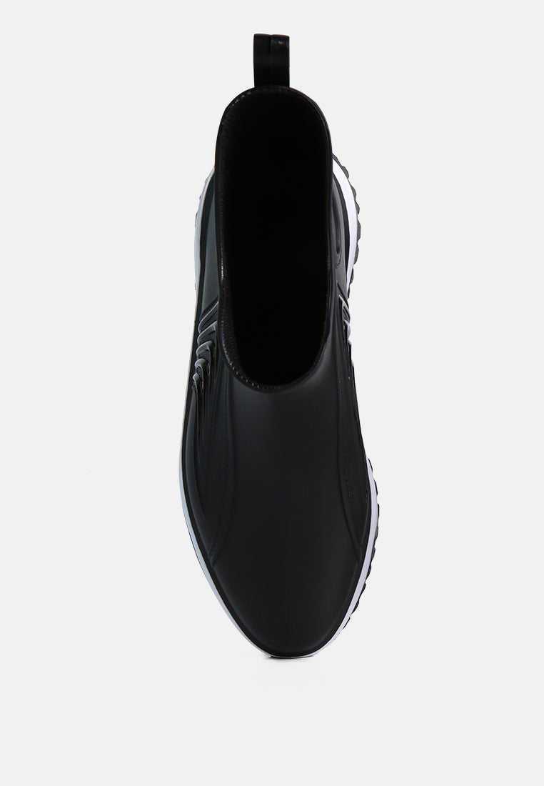 poolers whaler color block rainboots#color_black