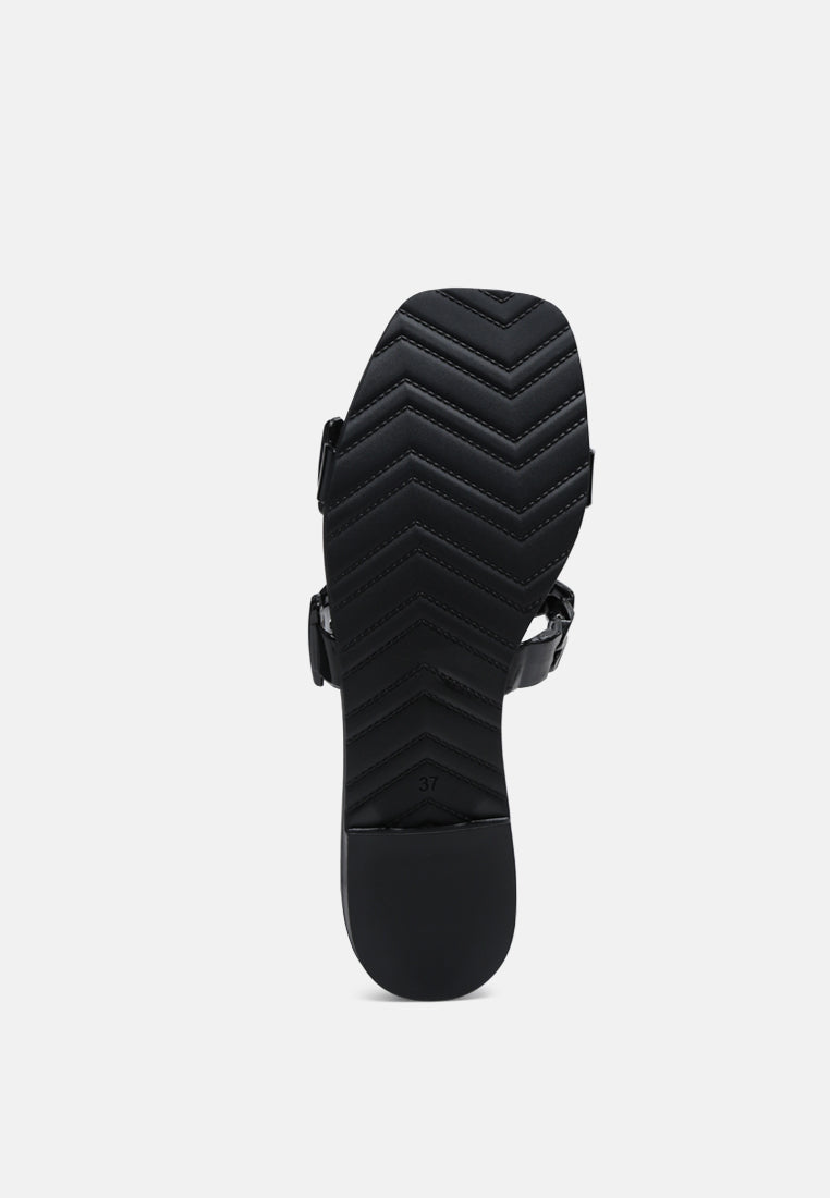 pool flat flipflop slides#color_black