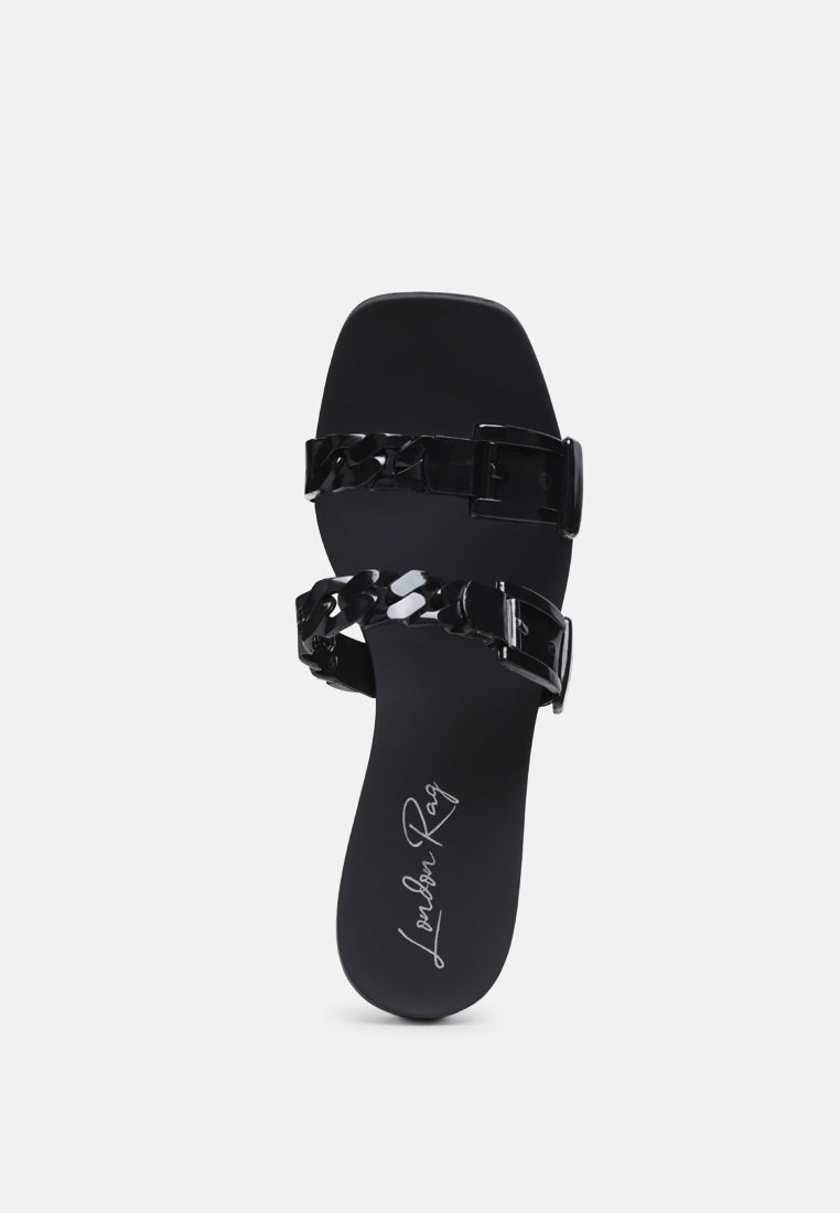 pool flat flipflop slides#color_black