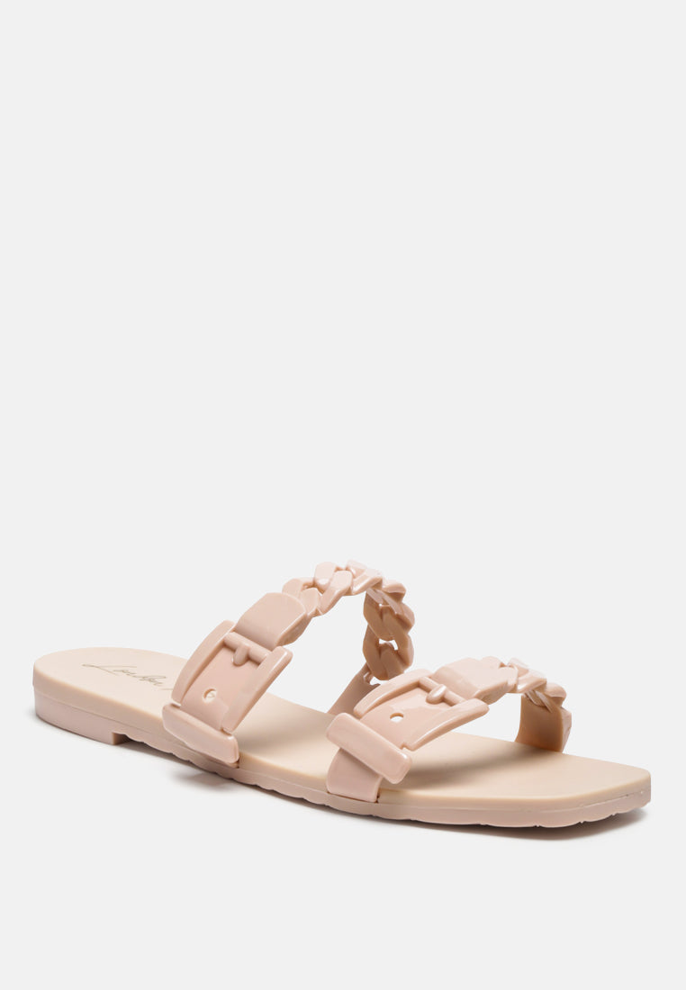 pool flat flipflop slides#color_nude