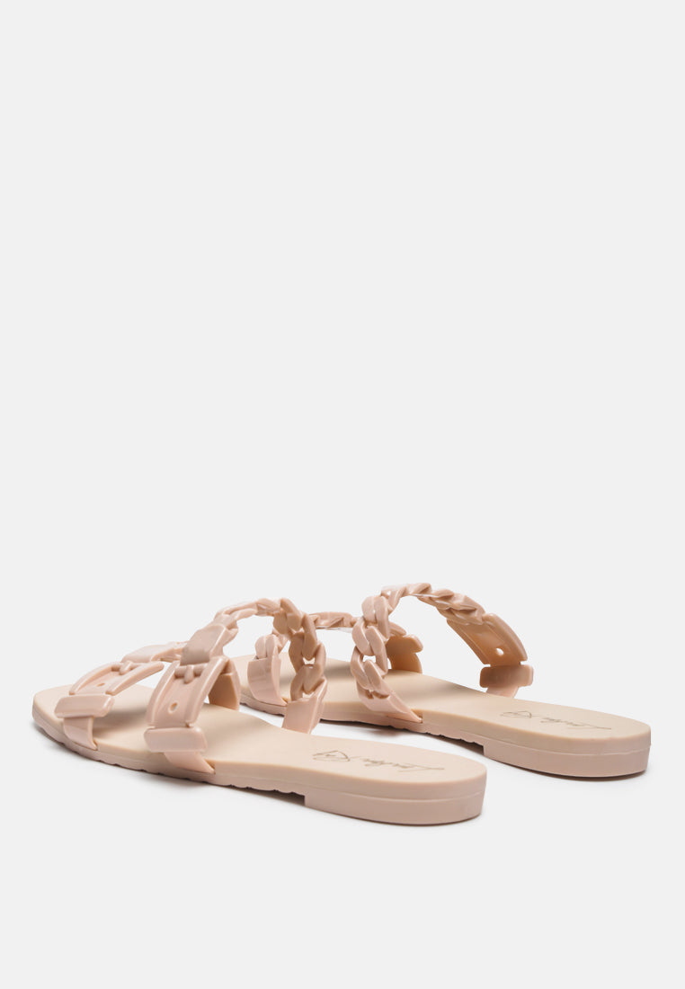 pool flat flipflop slides#color_nude