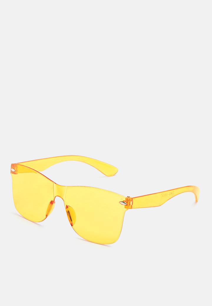 pop binge square frame sunglasses#color_yellow