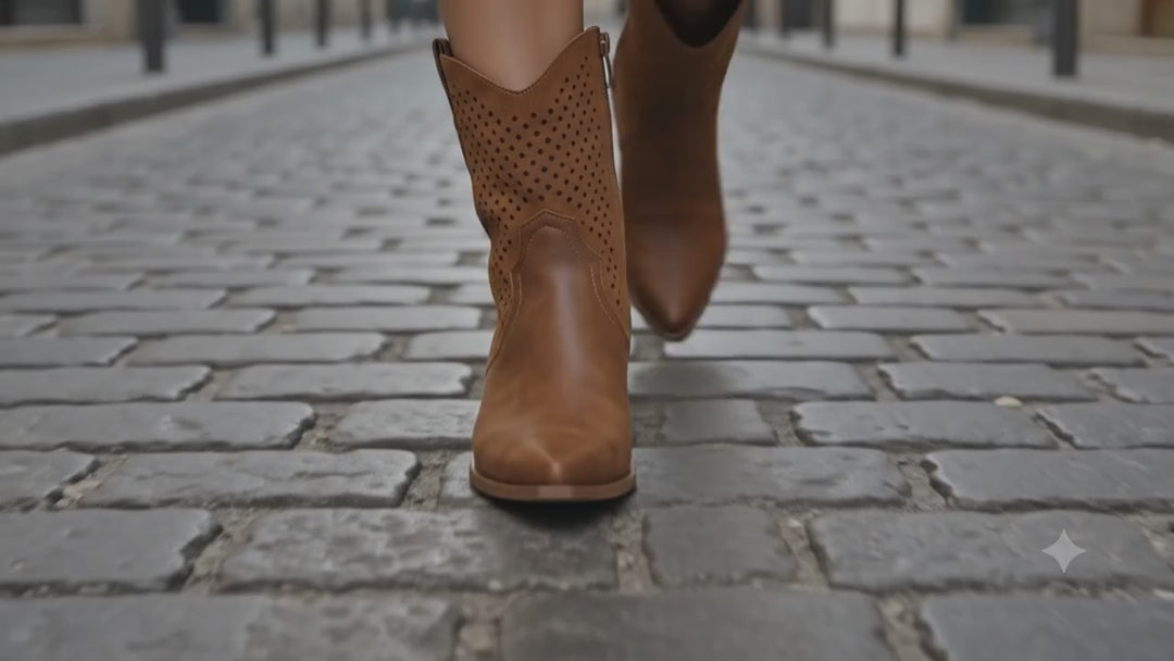 prosia rhinestone-studded cowboy boots#color_tan