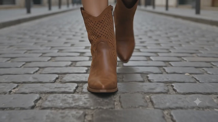 prosia rhinestone-studded cowboy boots#color_tan