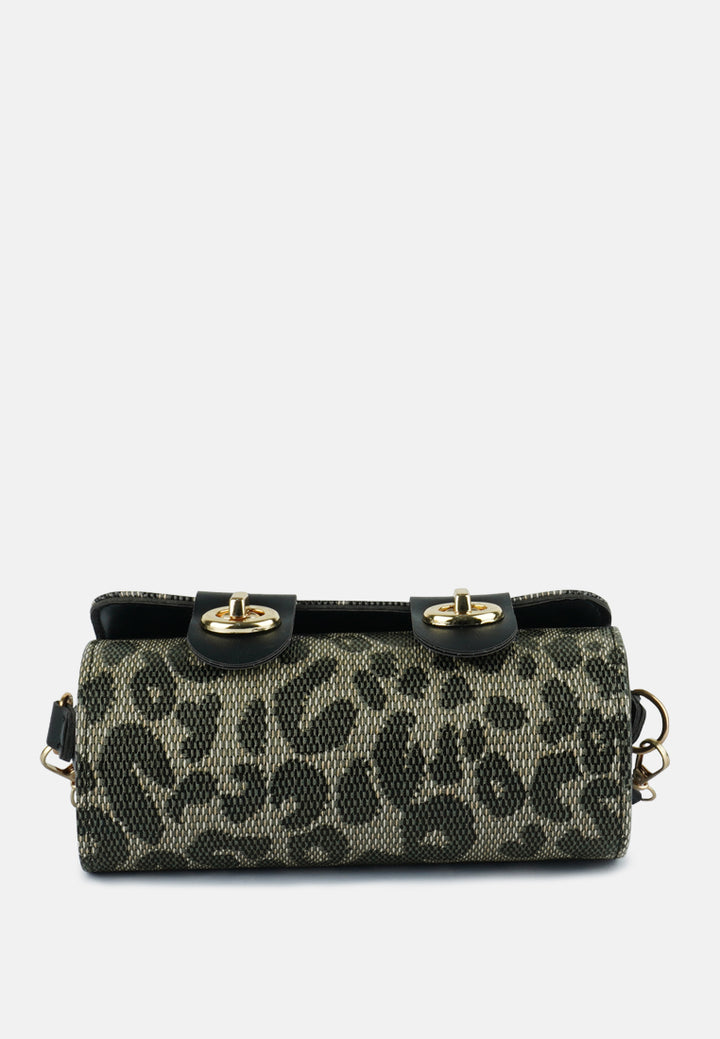printed sling bag#color_black