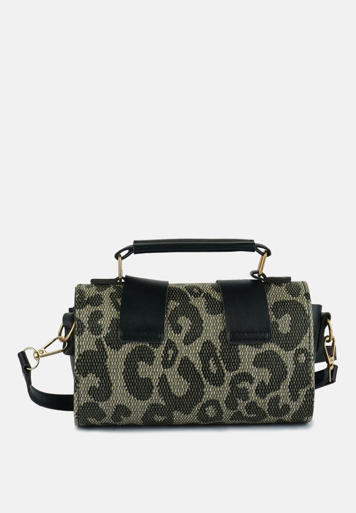 printed sling bag#color_black