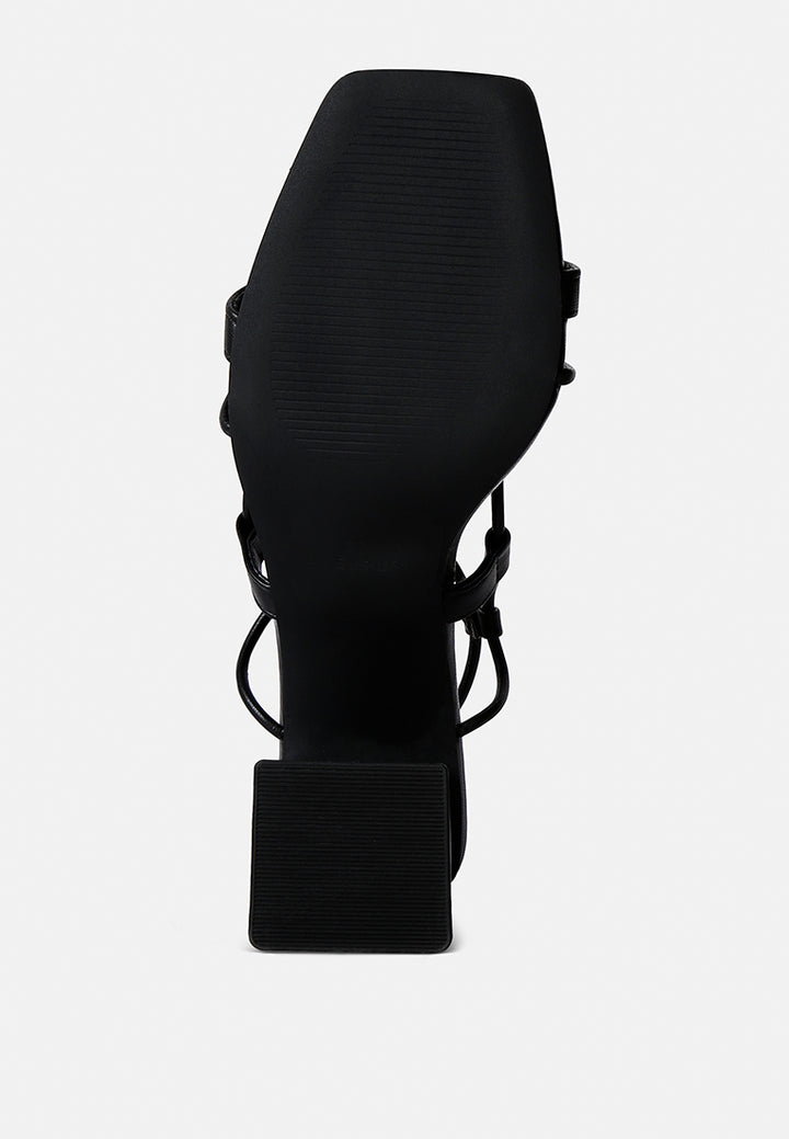provoked lace up block heeled sandals by ruw#color_black