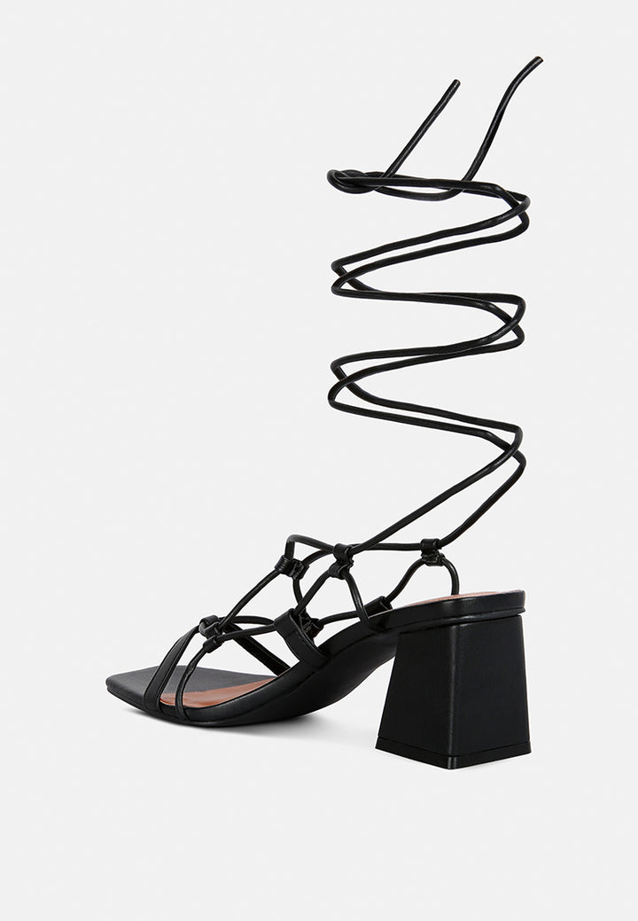 provoked lace up block heeled sandals by ruw#color_black