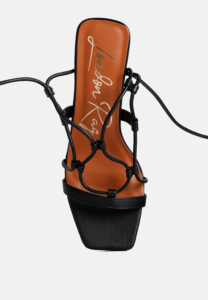 provoked lace up block heeled sandals by ruw#color_black