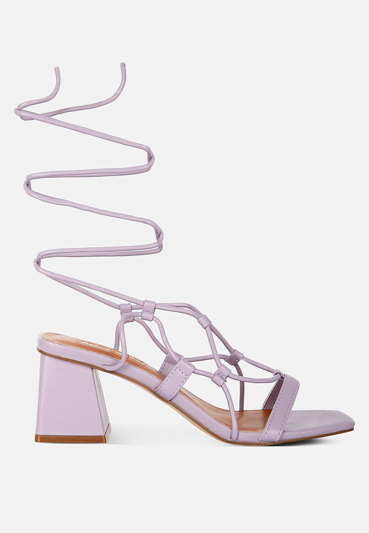 provoked lace up block heeled sandals by ruw#color_purple
