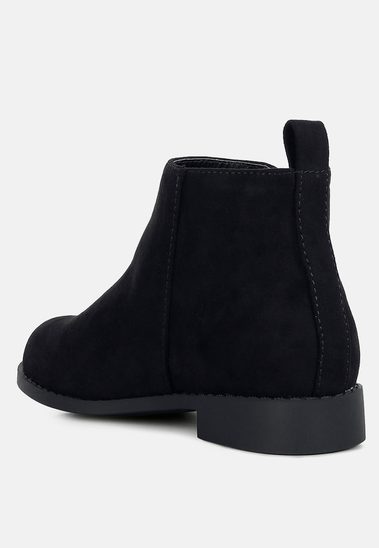 microfiber ankle boot#color_black