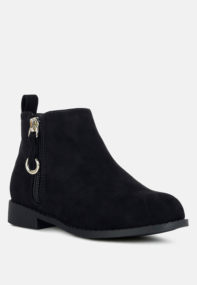 microfiber ankle boot#color_black