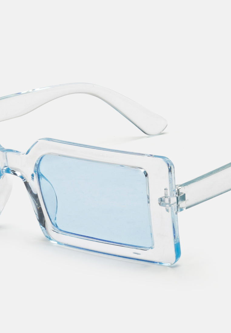 rectangular frame sunglasses#color_blue